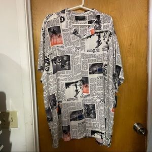 No boundaries button down